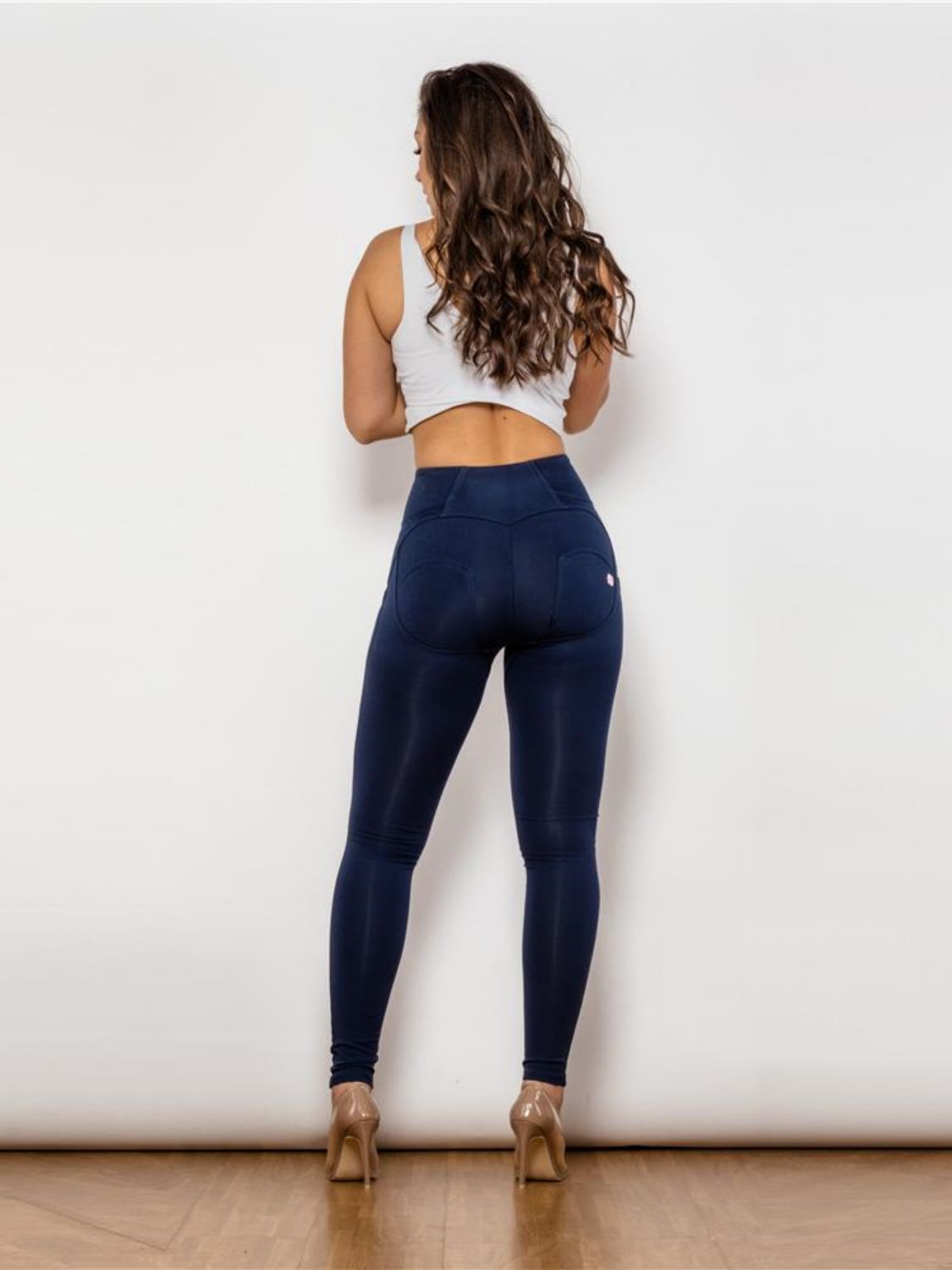 Full Size Zip Detail High Waist Leggings-Teresa&#39;s Fashionista LLC