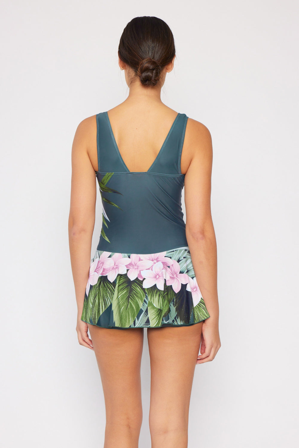 Marina West Swim Full Size Clear Waters Swim Dress in Aloha Forest-Teresa&#39;s Fashionista LLC