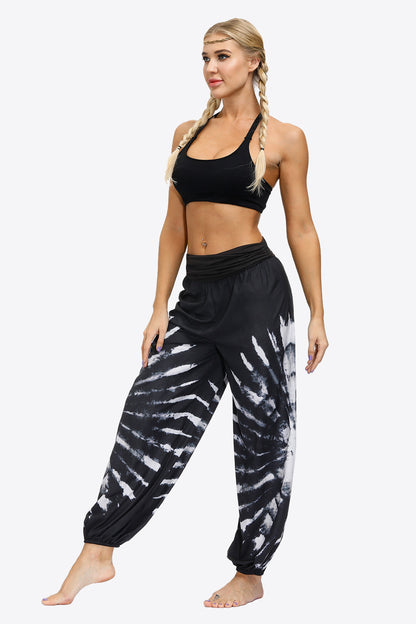 Exotic Style Printed Ruched Pants-Teresa&#39;s Fashionista LLC