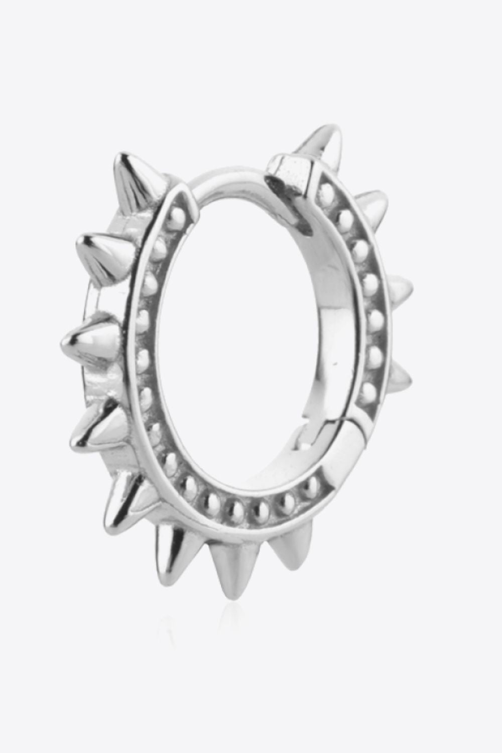 925 Sterling Silver Huggie Earrings-Teresa&#39;s Fashionista LLC