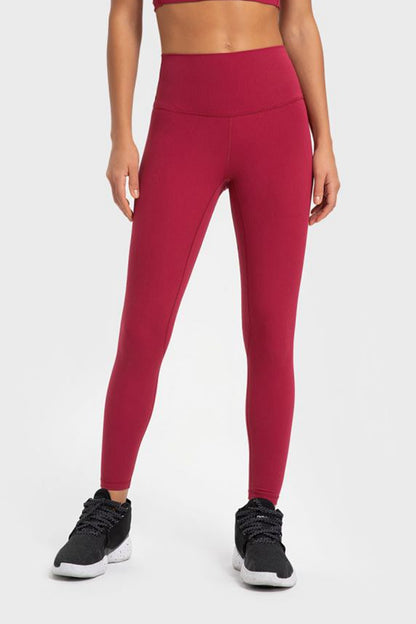 Highly Stretchy Wide Waistband Yoga Leggings-Teresa&#39;s Fashionista LLC