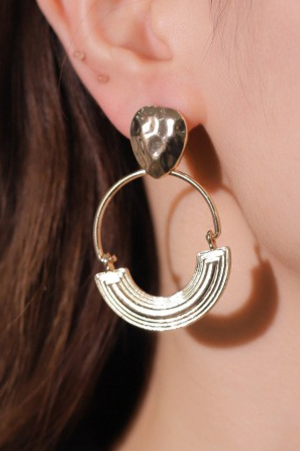 18K Gold-Plated Drop Earrings-Teresa&#39;s Fashionista LLC