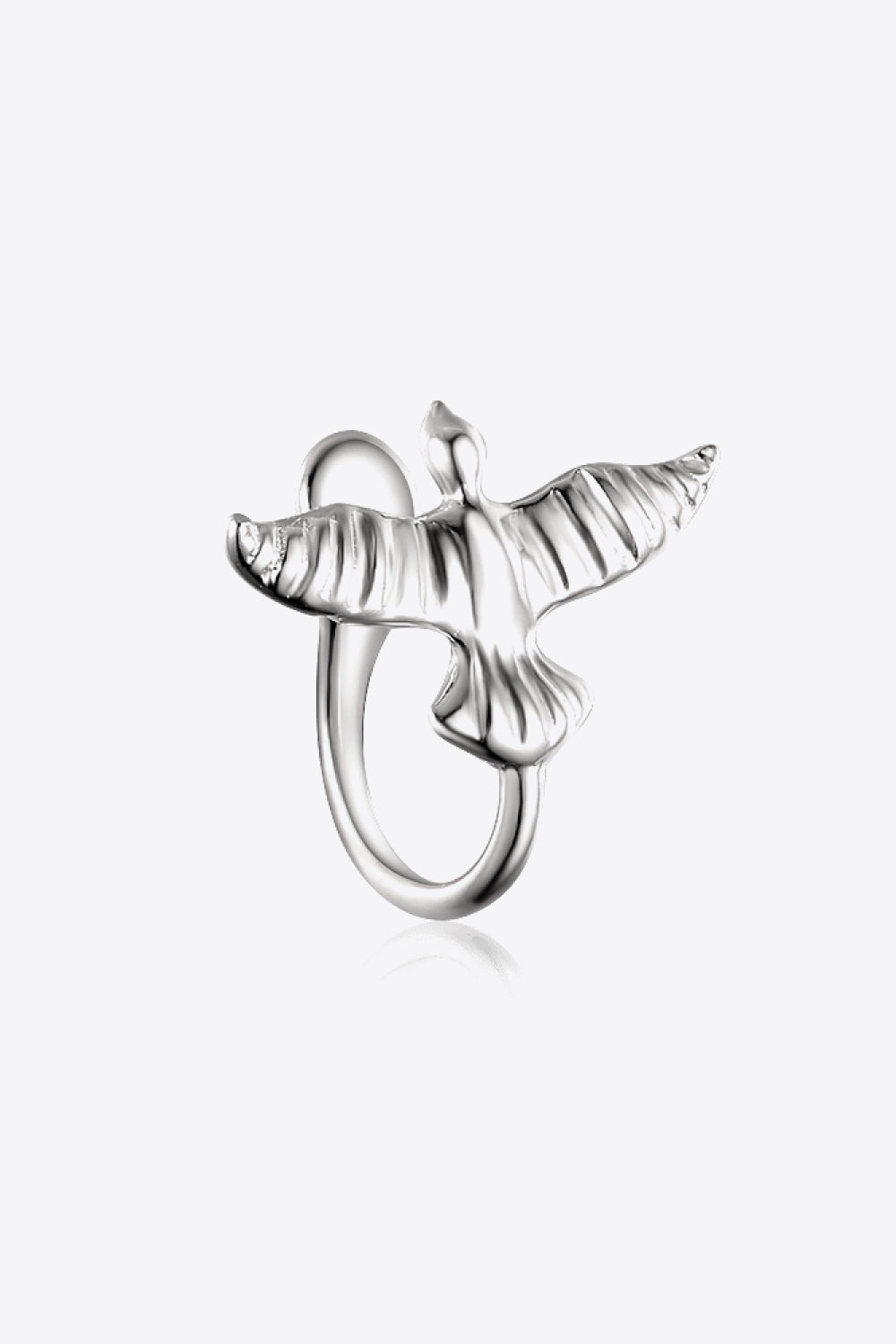 Bird-Shaped 925 Sterling Silver Single Cuff Earring-Teresa&#39;s Fashionista LLC