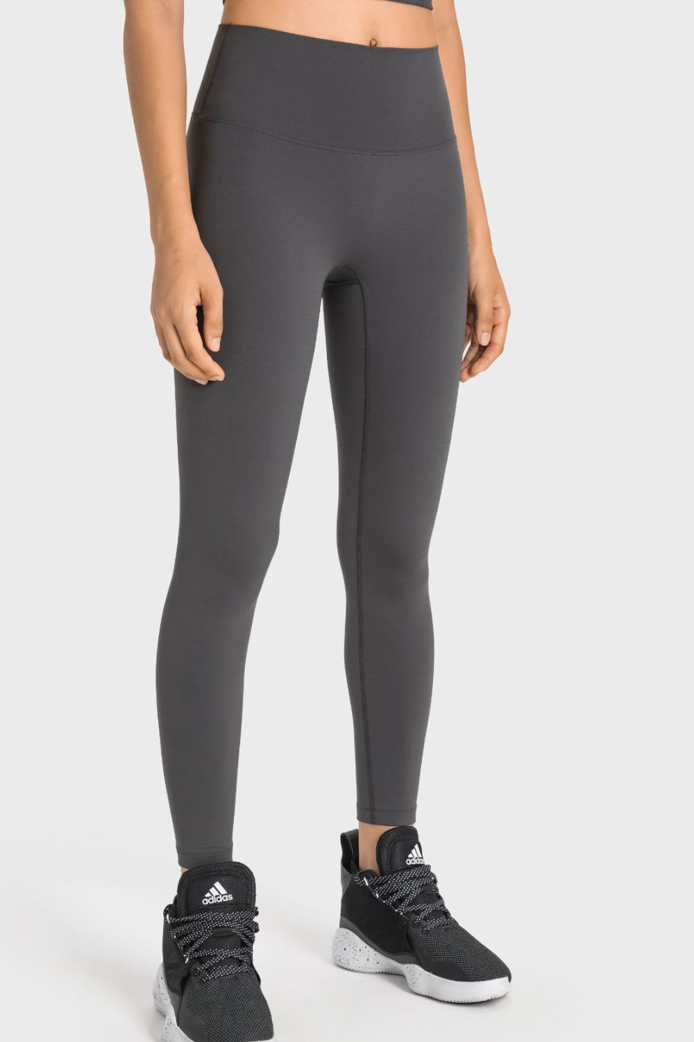 High-Rise Wide Waistband Yoga Leggings-Teresa&#39;s Fashionista LLC