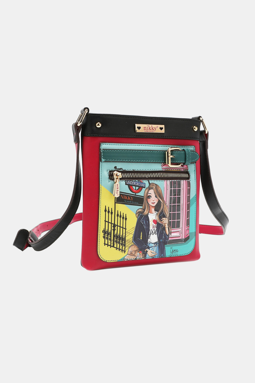 Nicole Lee USA Nikky Crossbody Bag-Teresa&#39;s Fashionista LLC