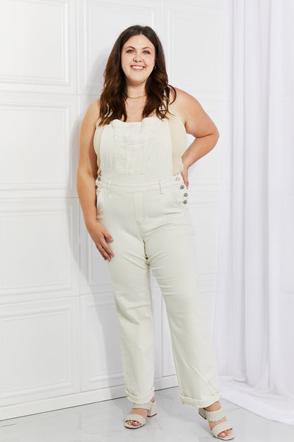 Judy Blue Full Size Taylor High Waist Overalls-Teresa&#39;s Fashionista LLC