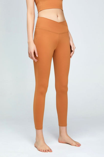 V-Waist Sports Leggings-Teresa&#39;s Fashionista LLC