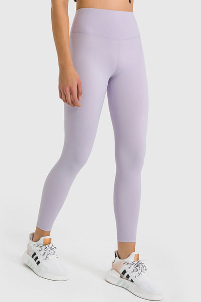 High Waist Ankle-Length Yoga Leggings-Teresa&#39;s Fashionista LLC