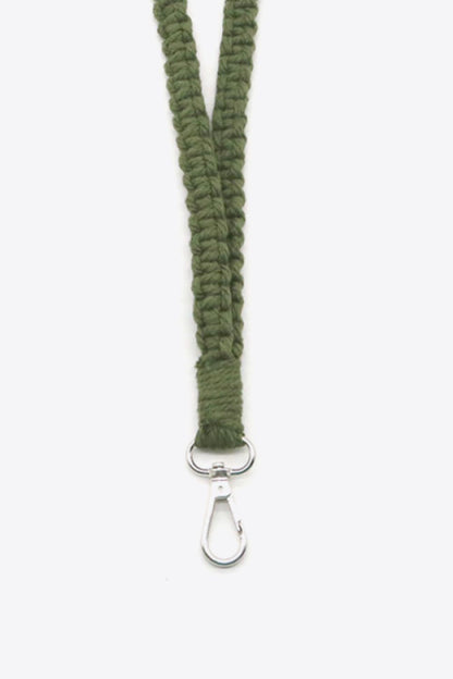 Assorted 2-Pack Hand-Woven Lanyard Keychain-Teresa&#39;s Fashionista LLC