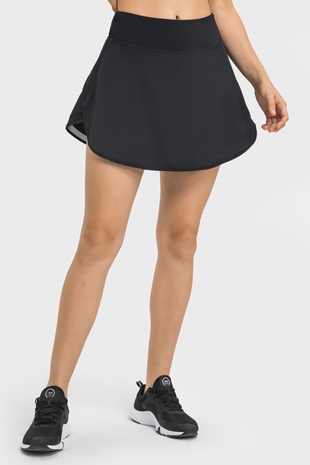 Wide Waistband Sports Skort-Teresa&#39;s Fashionista LLC