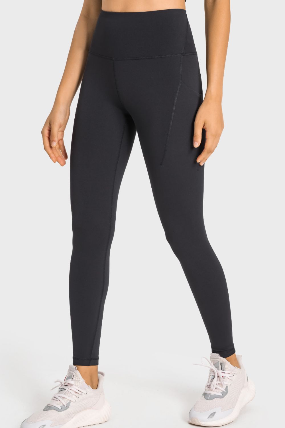 High-Rise Wide Waistband Pocket Yoga Leggings-Teresa&#39;s Fashionista LLC