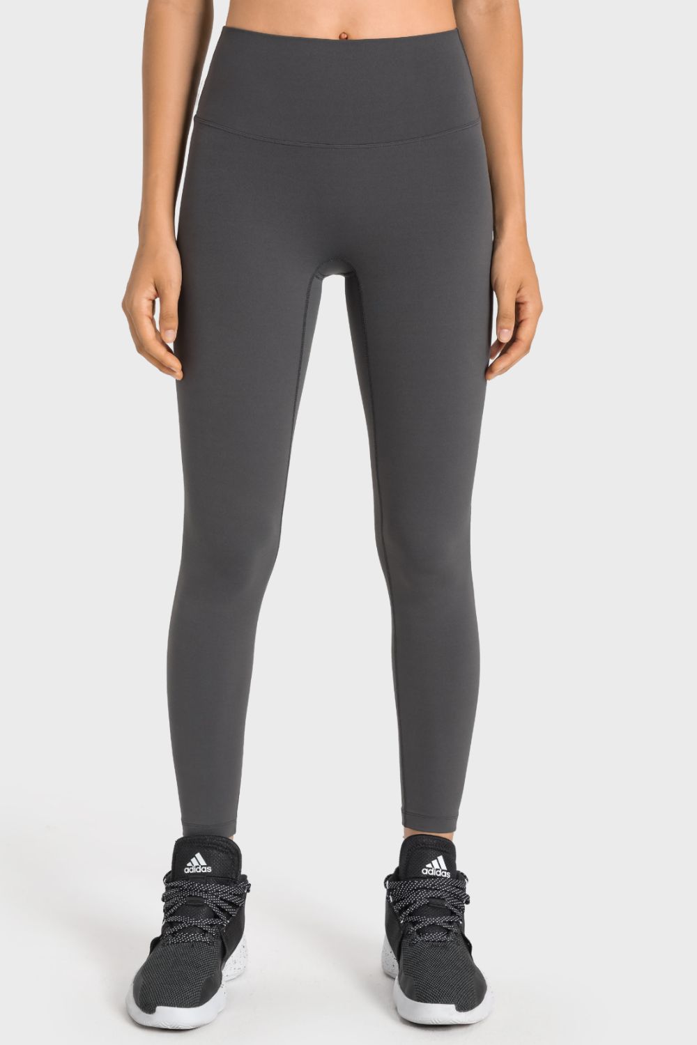 High-Rise Wide Waistband Yoga Leggings-Teresa&#39;s Fashionista LLC