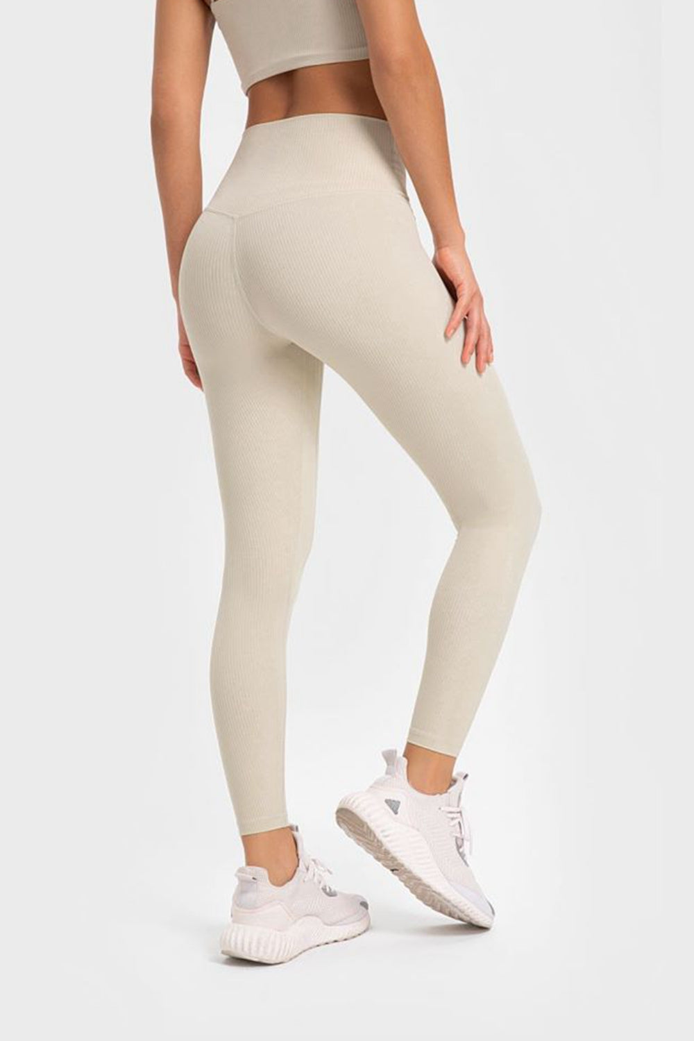 Highly Stretchy Wide Waistband Yoga Leggings-Teresa&#39;s Fashionista LLC