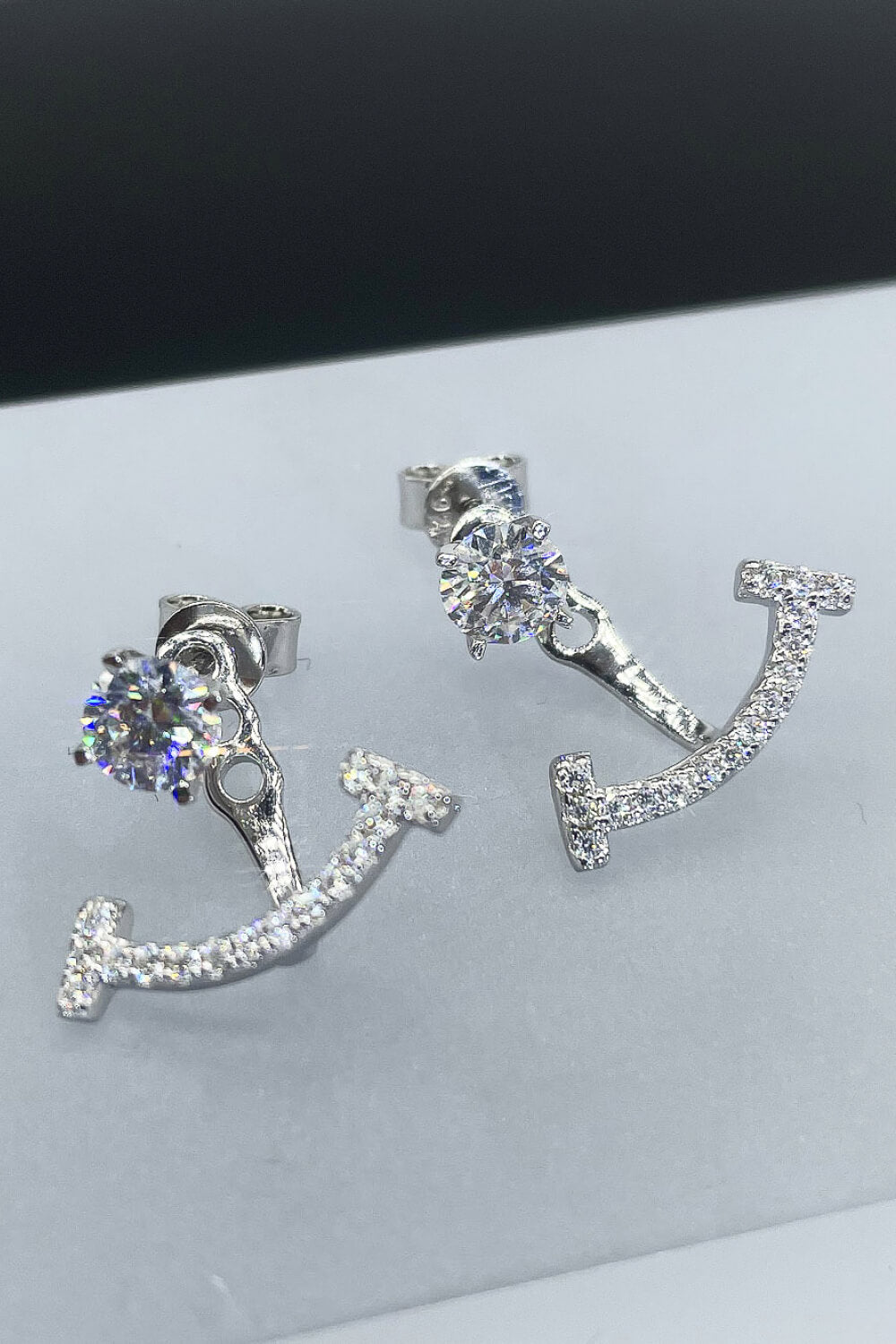 Two Ways To Wear Moissanite Earrings-Teresa&#39;s Fashionista LLC