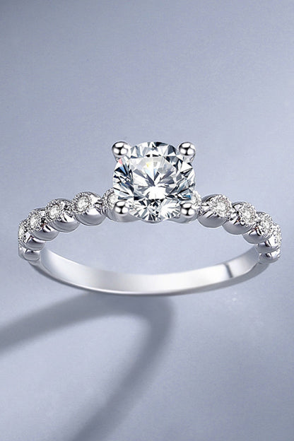 Classic 4-Prong Moissanite Ring-Teresa&#39;s Fashionista LLC