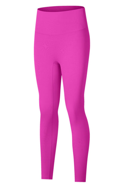 High-Rise Wide Waistband Yoga Leggings-Teresa&#39;s Fashionista LLC