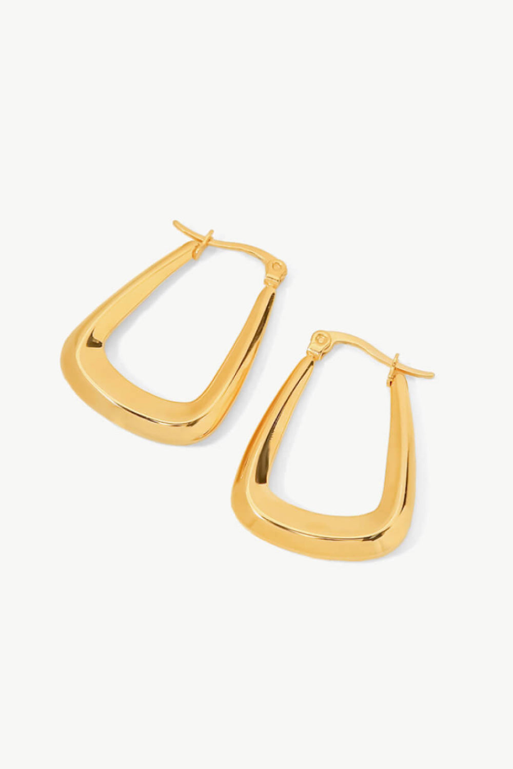 18K Gold-Plated Geometric Earrings-Teresa&#39;s Fashionista LLC