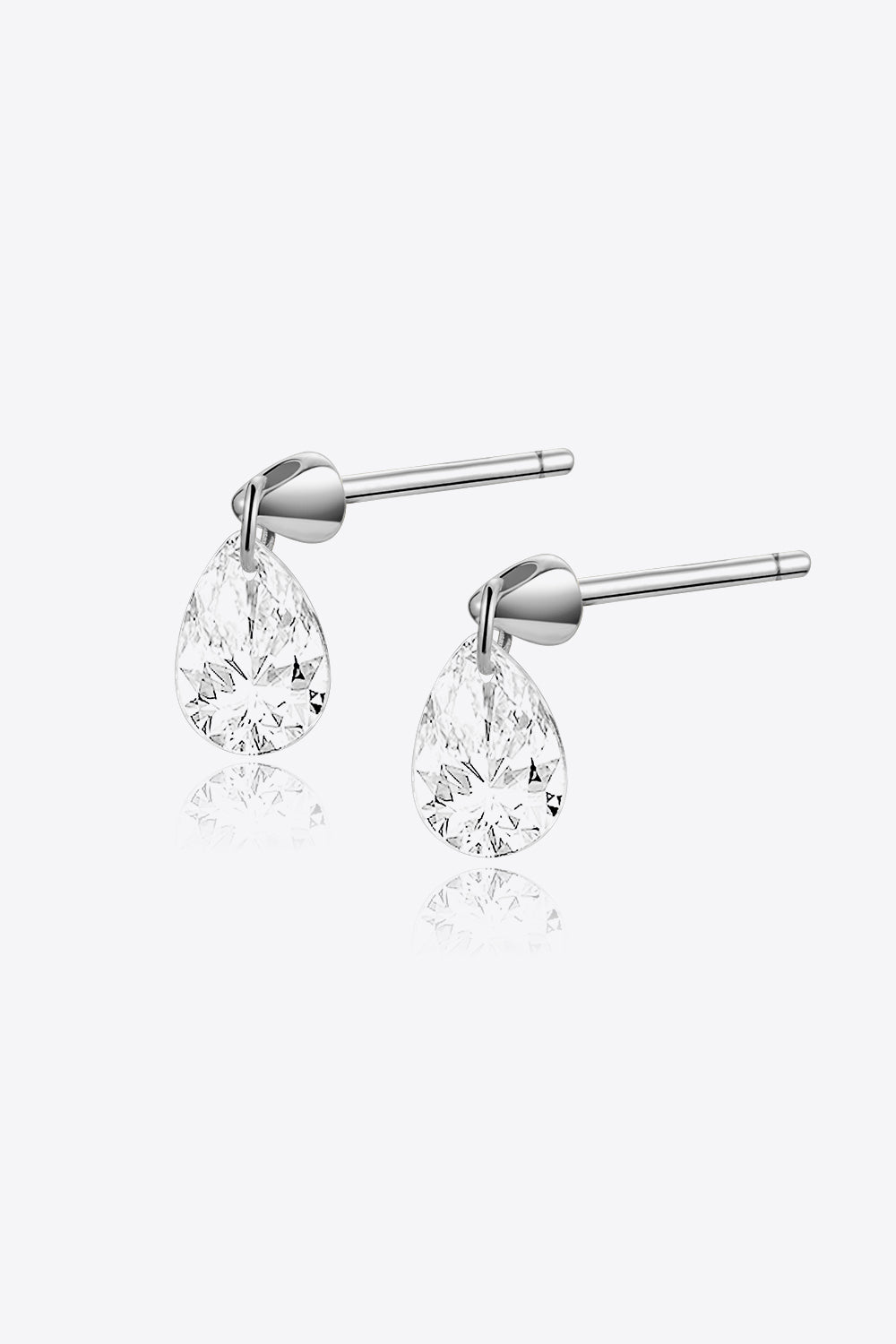 925 Sterling Silver Teardrop Earrings-Teresa&#39;s Fashionista LLC