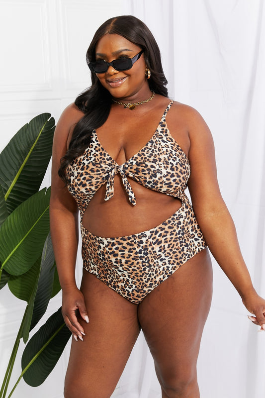 Marina West Swim Lost At Sea Cutout One-Piece Swimsuit-Teresa&#39;s Fashionista LLC