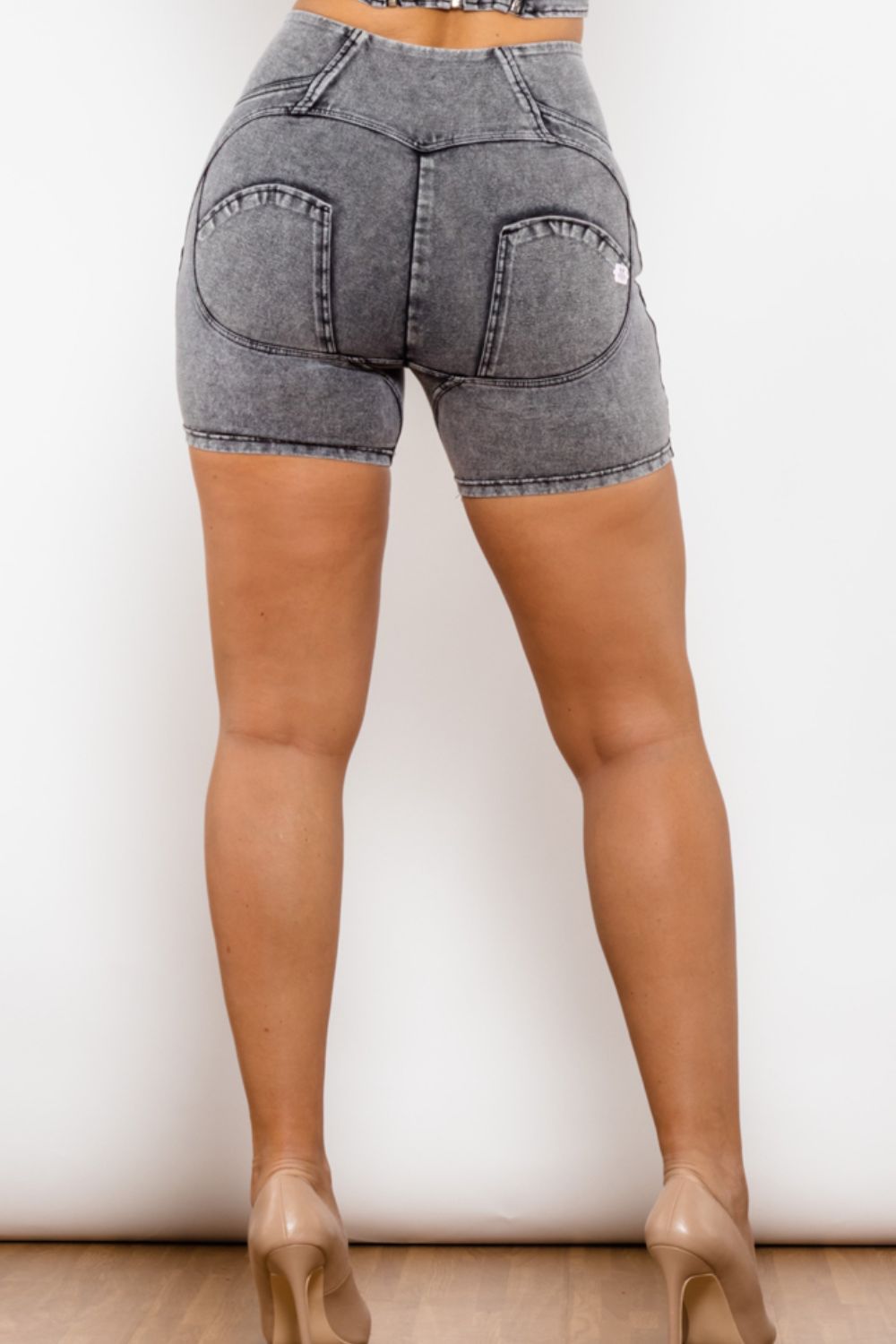 Full Size Zip Closure Denim Shorts-Teresa&#39;s Fashionista LLC