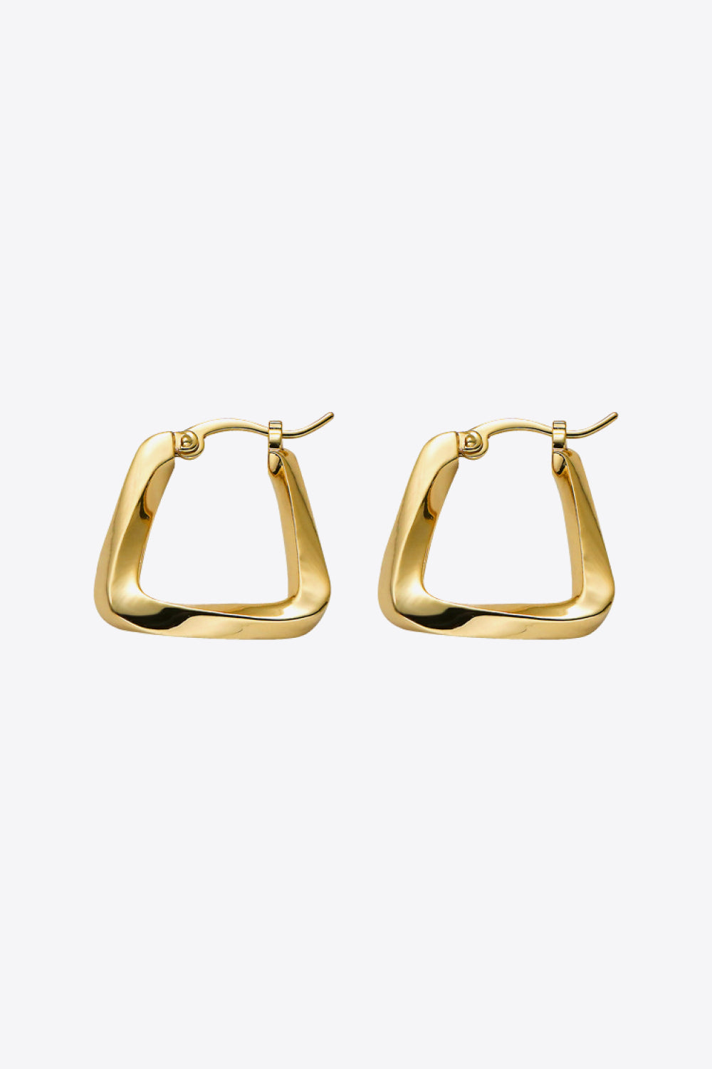 18K Gold Plated Irregular Geometric Earrings-Teresa&#39;s Fashionista LLC