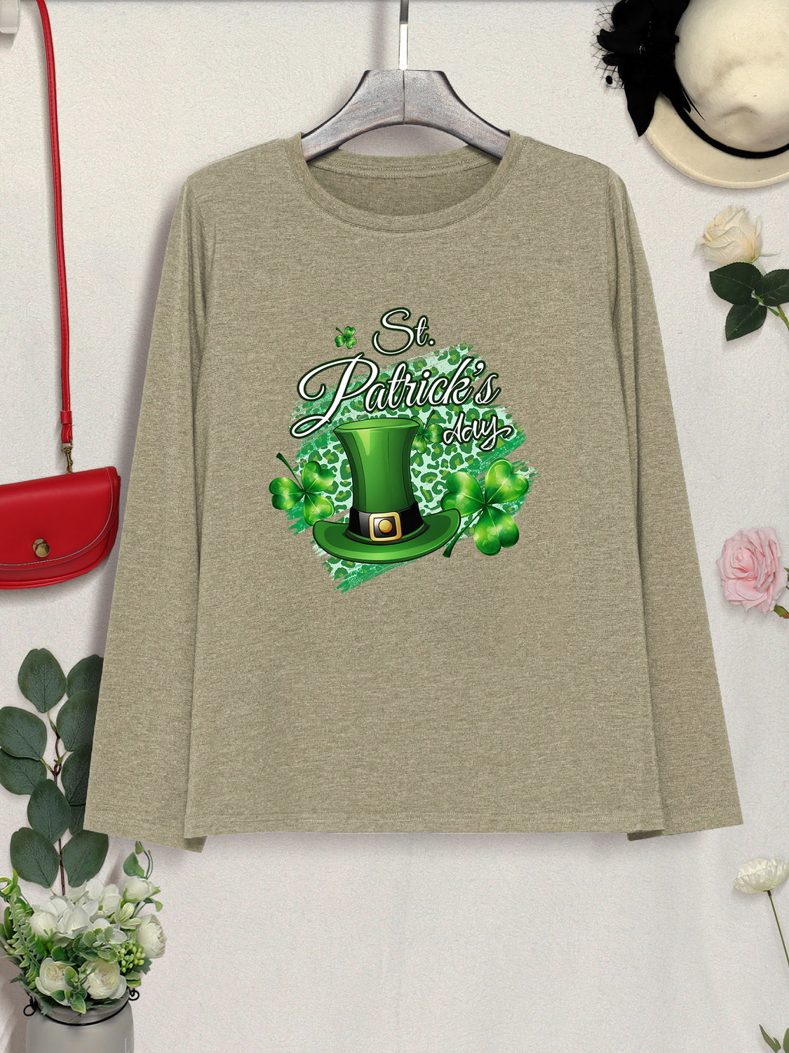 ST. PATRICK'S DAY Round Neck T-Shirt-Teresa&#39;s Fashionista LLC