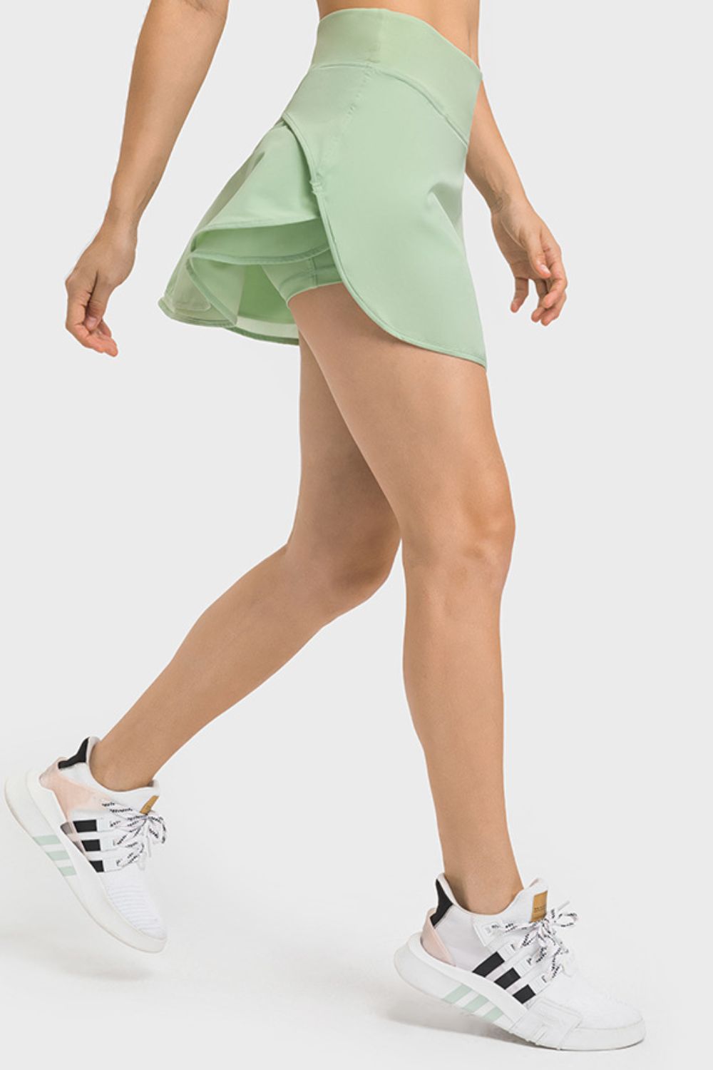 Wide Waistband Sports Skort-Teresa&#39;s Fashionista LLC