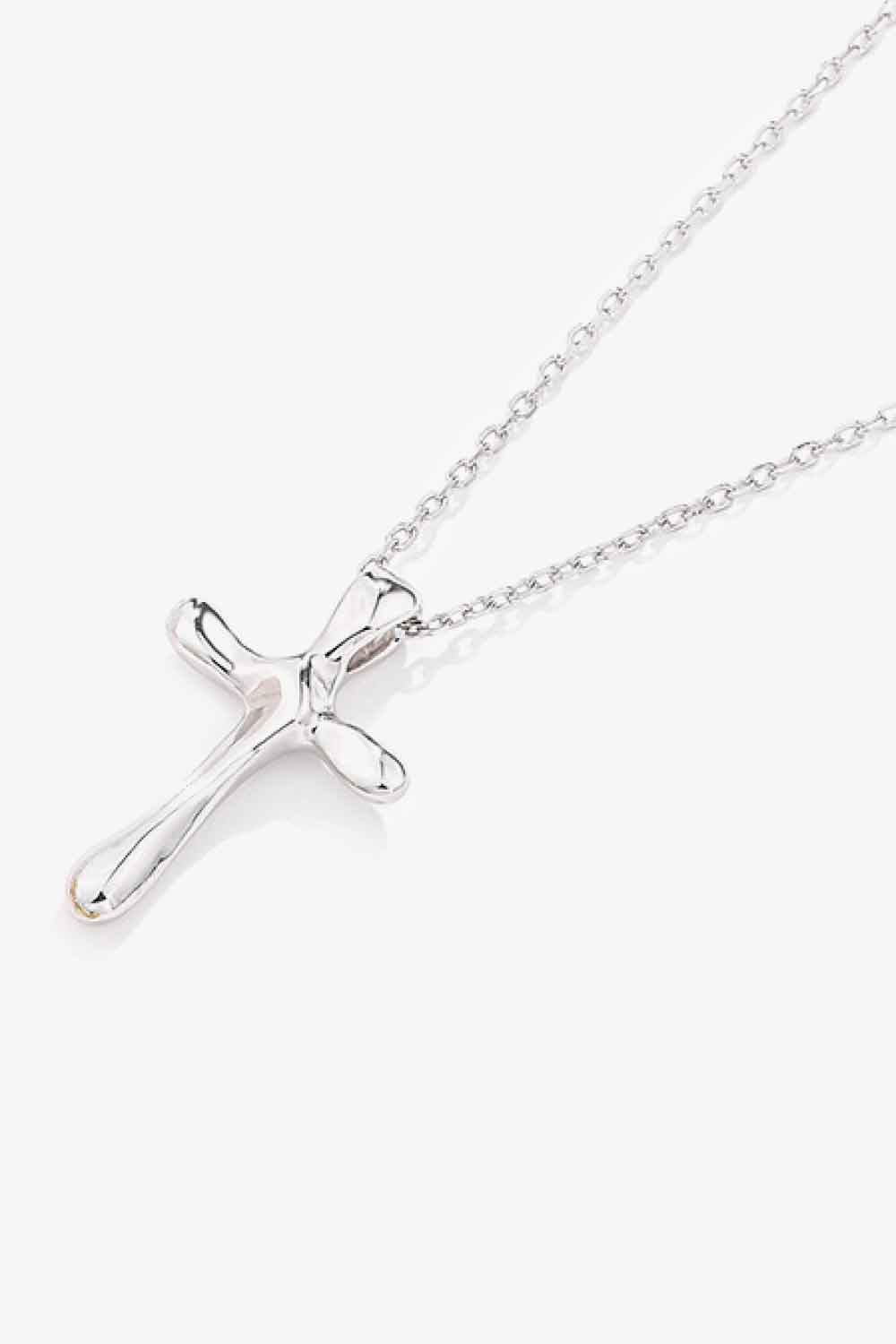 Cross Pendant 925 Sterling Silver Necklace-Teresa&#39;s Fashionista LLC