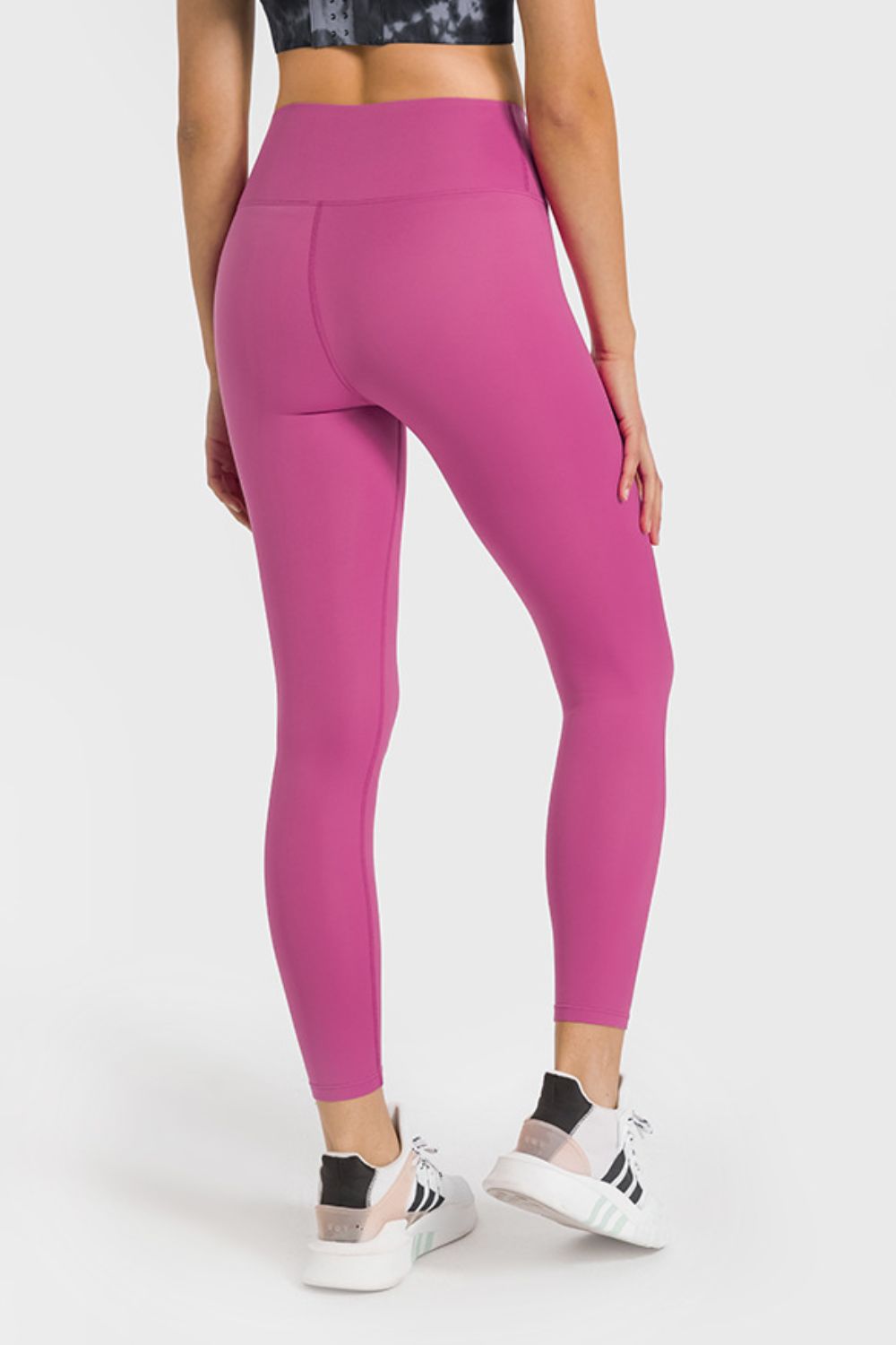 High Waist Ankle-Length Yoga Leggings-Teresa&#39;s Fashionista LLC