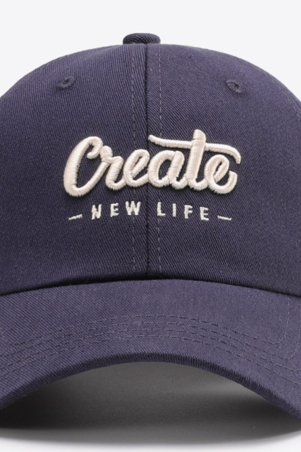 CREATE NEW LIFE Adjustable Cotton Baseball Cap-Teresa&#39;s Fashionista LLC