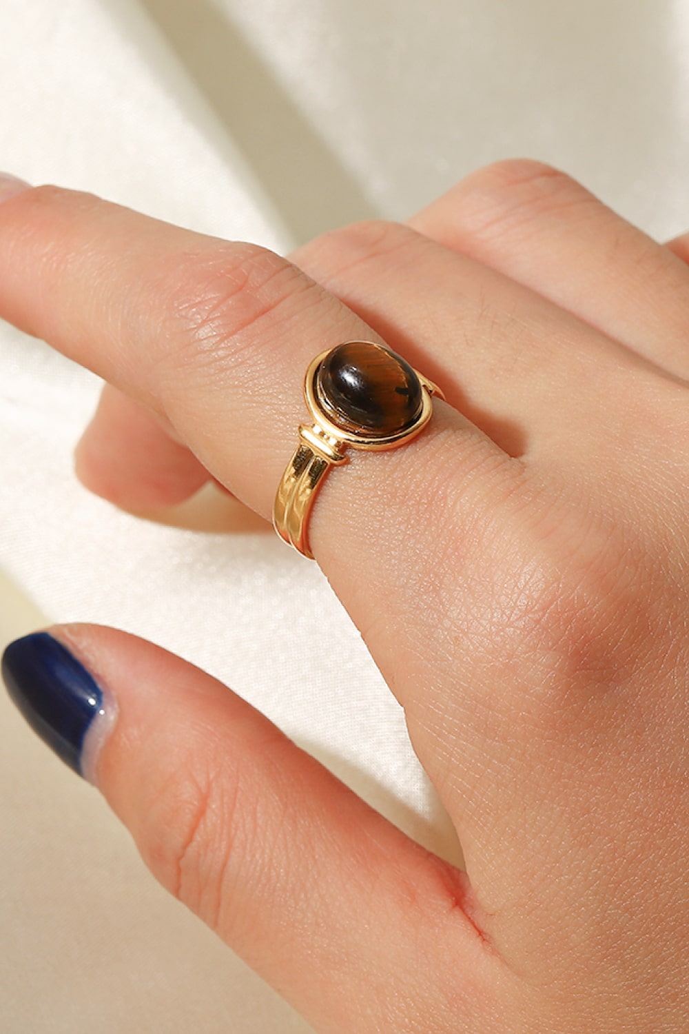 18K Gold Plated Open Ring-Teresa&#39;s Fashionista LLC