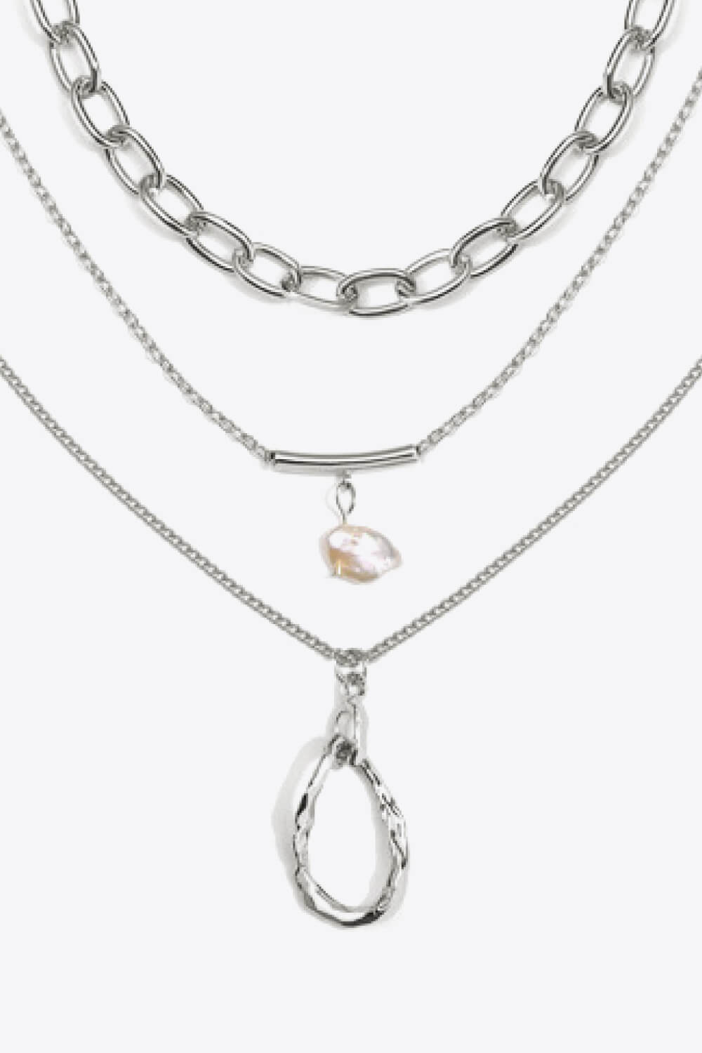 Want To Know You Better Triple-Layered Necklace-Teresa&#39;s Fashionista LLC