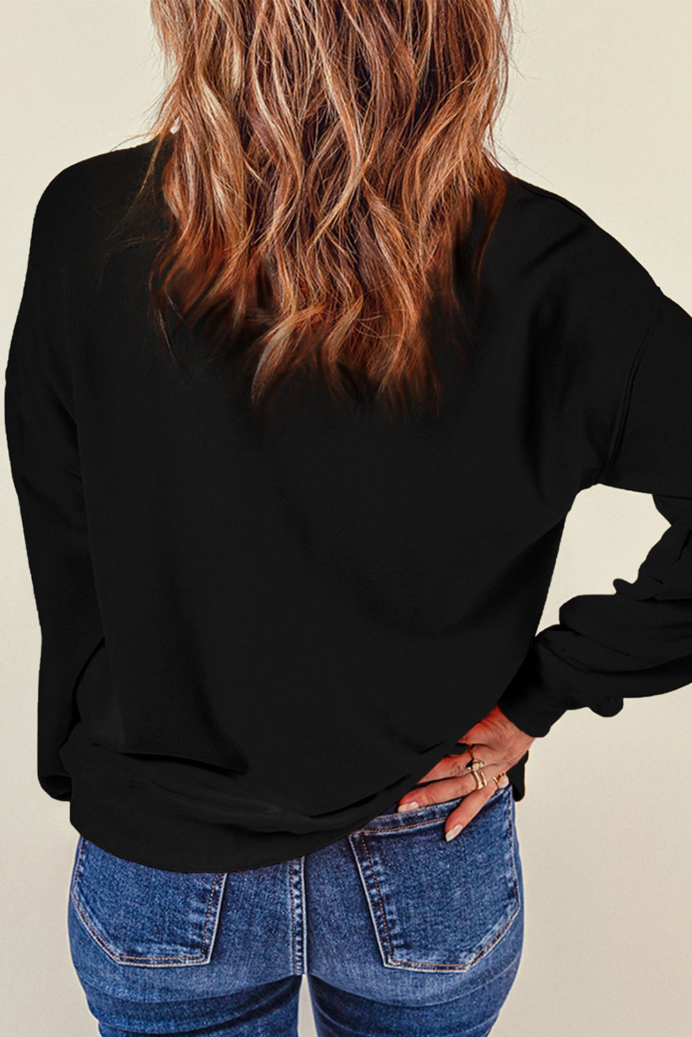 STRONG WOMEN STRONG WORLD Graphic Drop Shoulder Sweatshirt-Teresa&#39;s Fashionista LLC