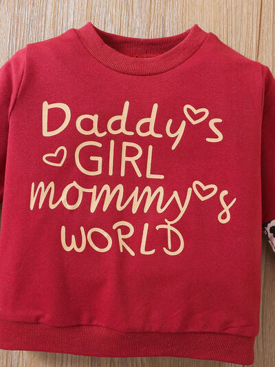 DADDY'S GIRL MOMMY'S WORLD Leopard Top and Pants Set-Teresa&#39;s Fashionista LLC