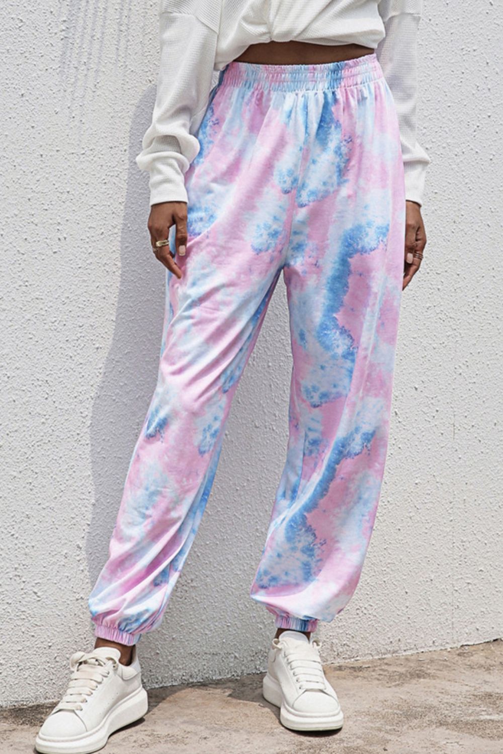 Tie-Dye Joggers with Pockets-Teresa&#39;s Fashionista LLC