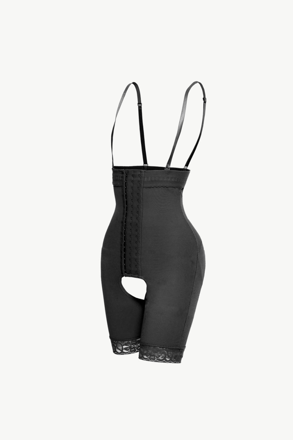 Full Size Hook-and-Eye Lace Trim Shaping Bodysuit-Teresa&#39;s Fashionista LLC