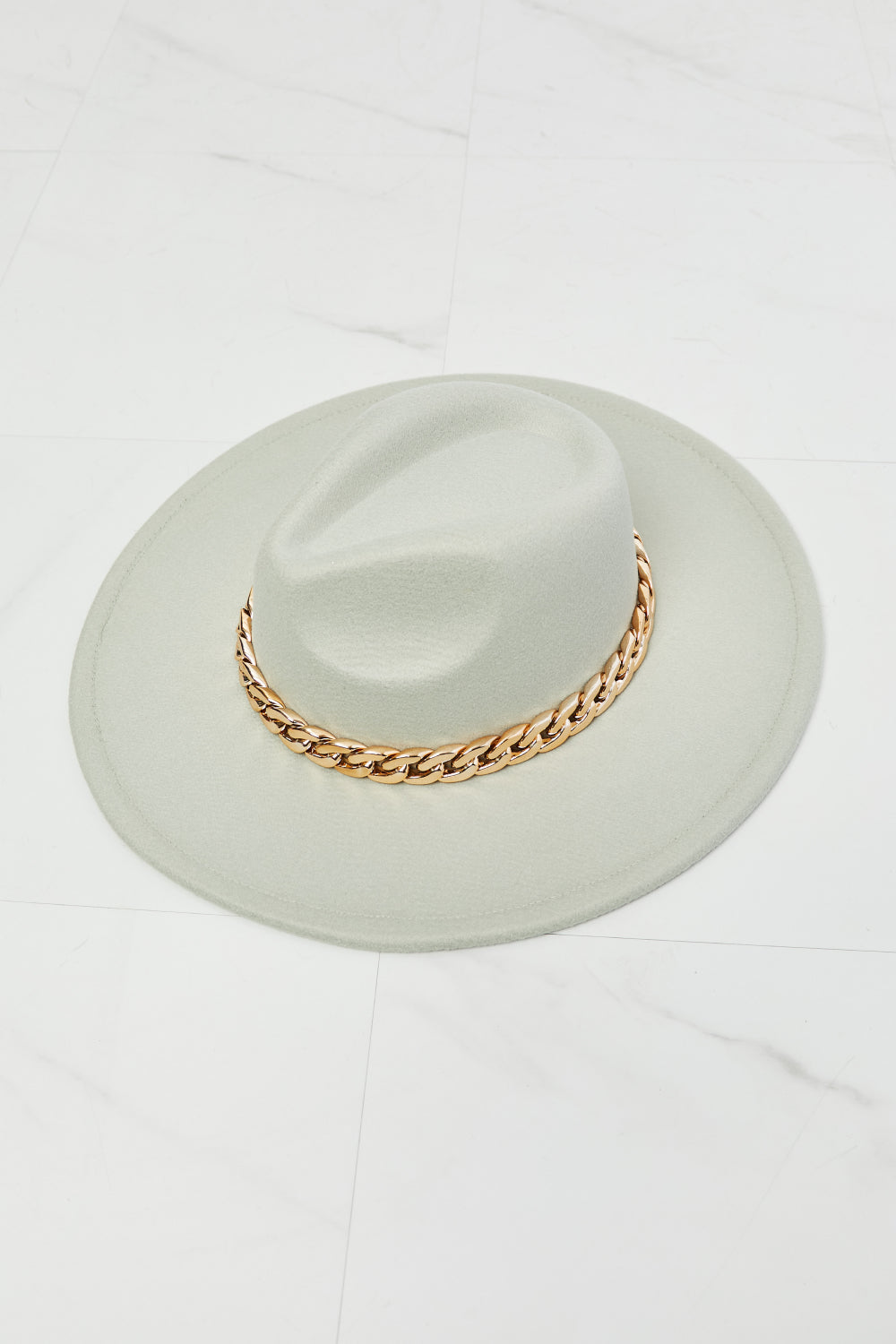 Fame Keep Your Promise Fedora Hat in Mint-Teresa&#39;s Fashionista LLC