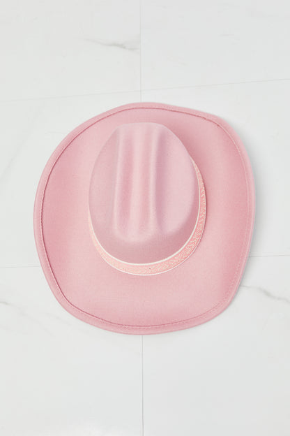 Fame Western Cutie Cowboy Hat in Pink-Teresa&#39;s Fashionista LLC