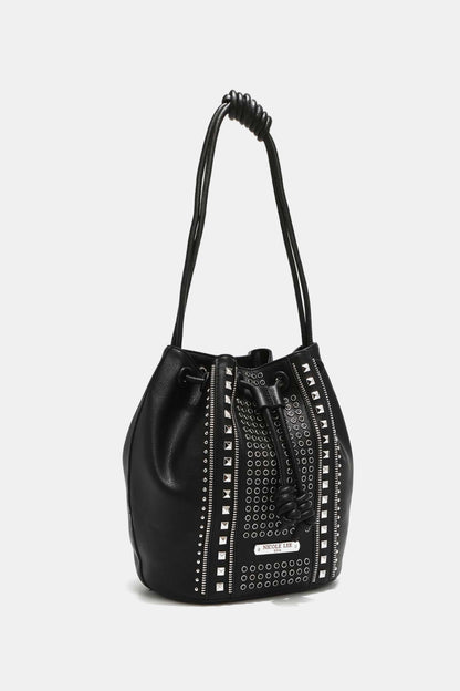 Nicole Lee USA Amy Studded Bucket Bag-Teresa&#39;s Fashionista LLC