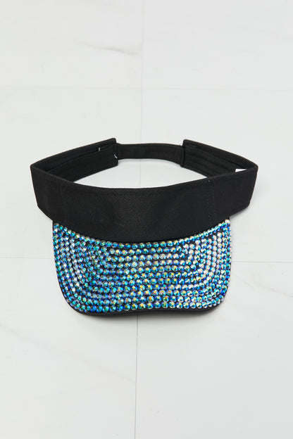 Fame Make It Sparkle Visor Hat-Teresa&#39;s Fashionista LLC