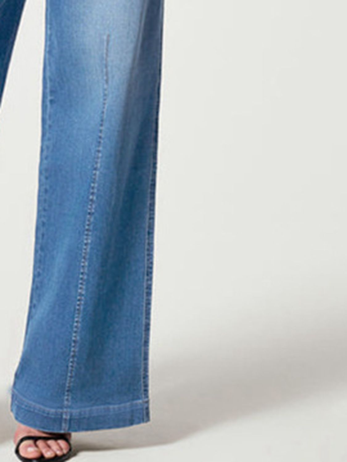 Wide Leg Long Jeans-Teresa&#39;s Fashionista LLC