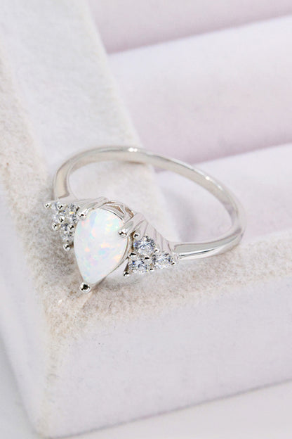 Limitless Love Opal and Zircon Ring-Teresa&#39;s Fashionista LLC