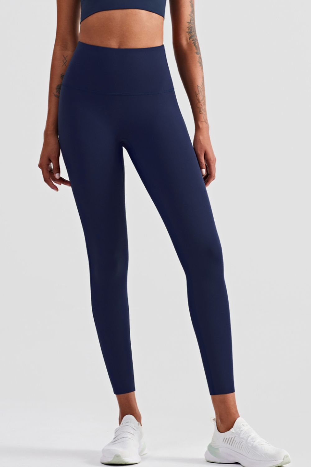 High Waist Seamless Ankle-Length Yoga Leggings-Teresa&#39;s Fashionista LLC