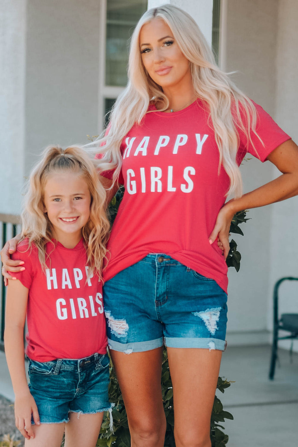 Girls Letter Graphic Short Sleeve T-Shirt-Teresa&#39;s Fashionista LLC