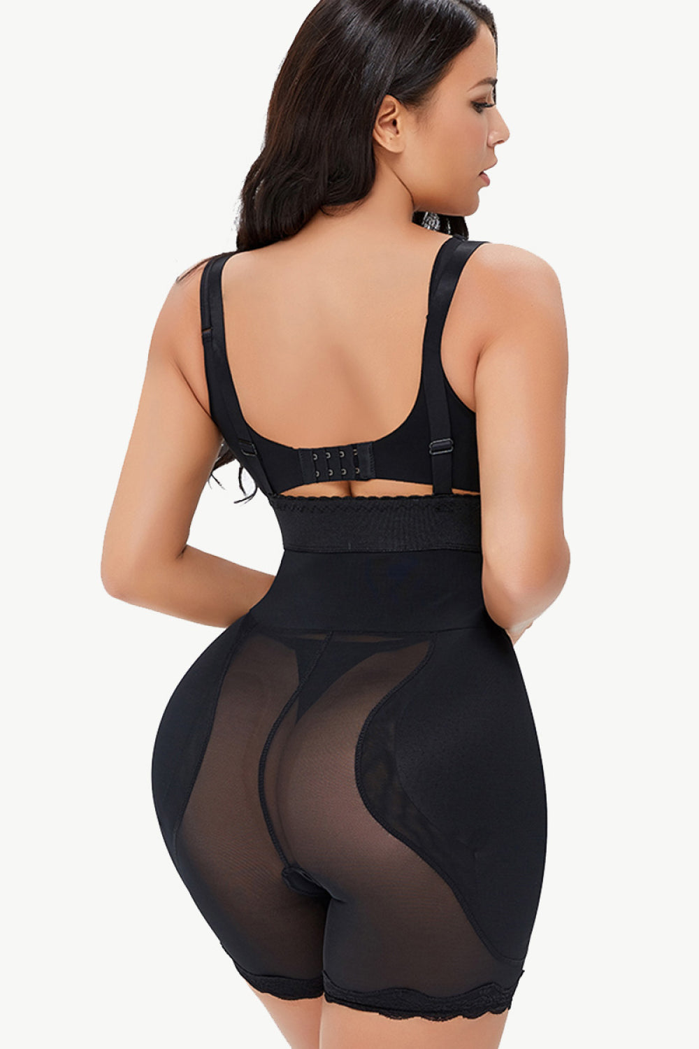 Full Size Spaghetti Strap Lace Trim Shaping Bodysuit-Teresa&#39;s Fashionista LLC