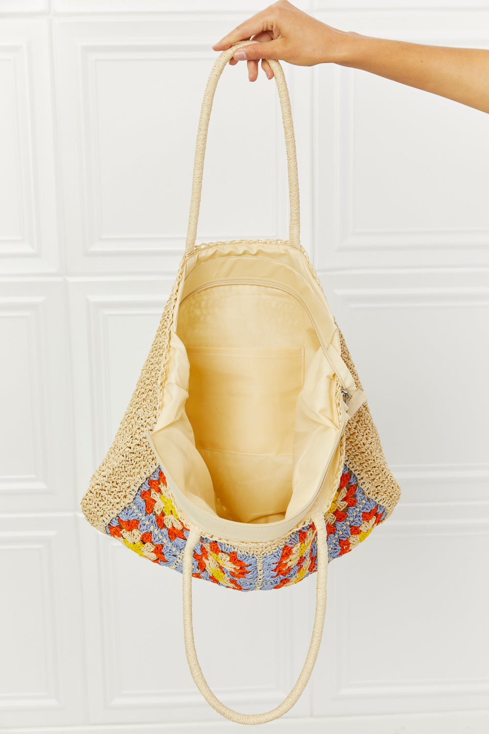 Fame Off The Coast Straw Tote Bag-Teresa&#39;s Fashionista LLC