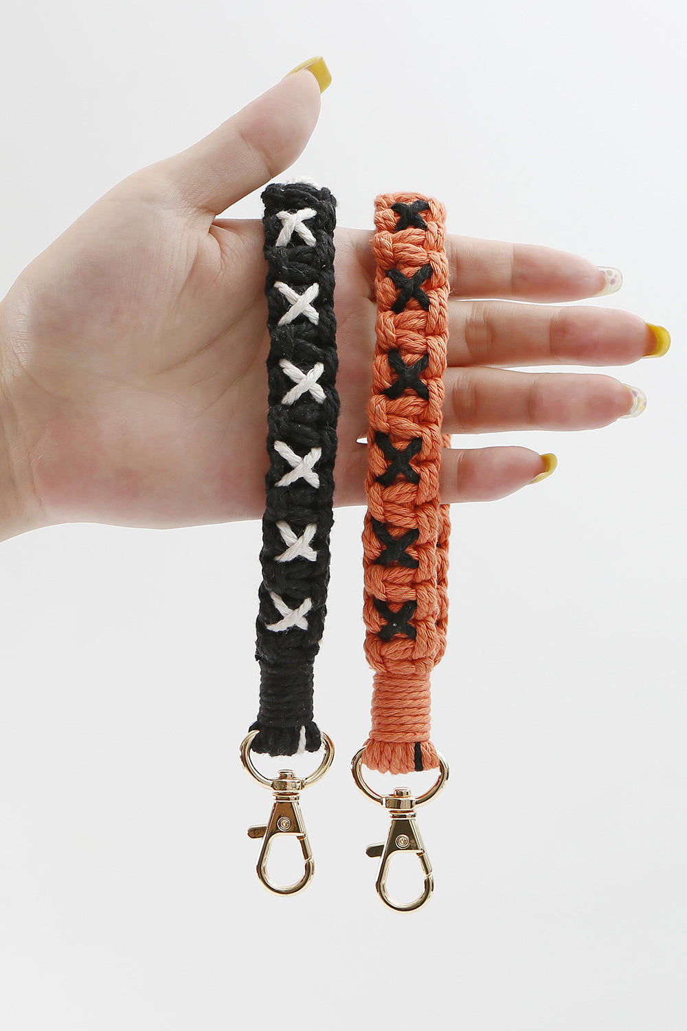 Contrast Macrame Key Chain-Teresa&#39;s Fashionista LLC