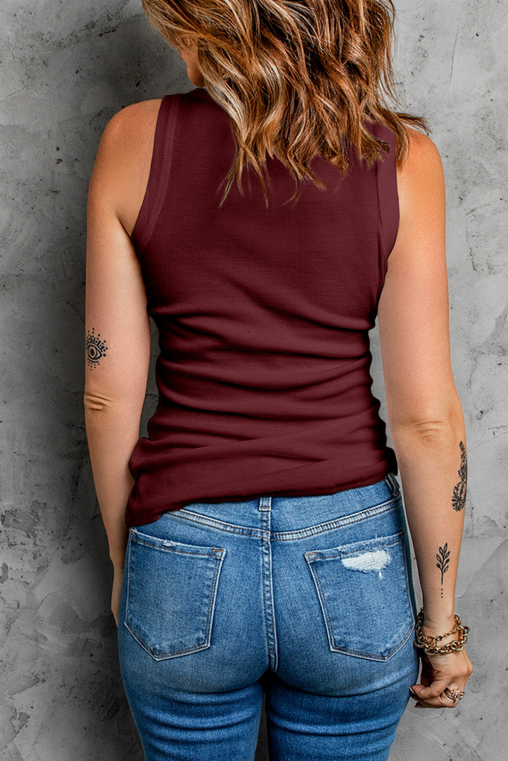 Round Neck Tank-Teresa&#39;s Fashionista LLC