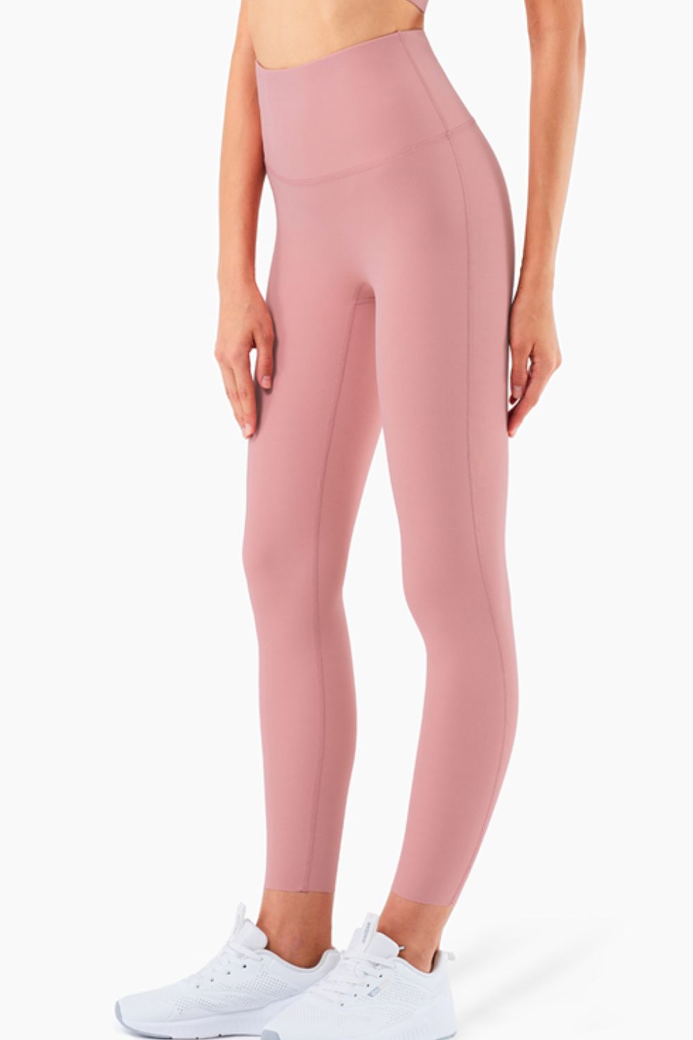 High Waist Seamless Ankle-Length Yoga Leggings-Teresa&#39;s Fashionista LLC