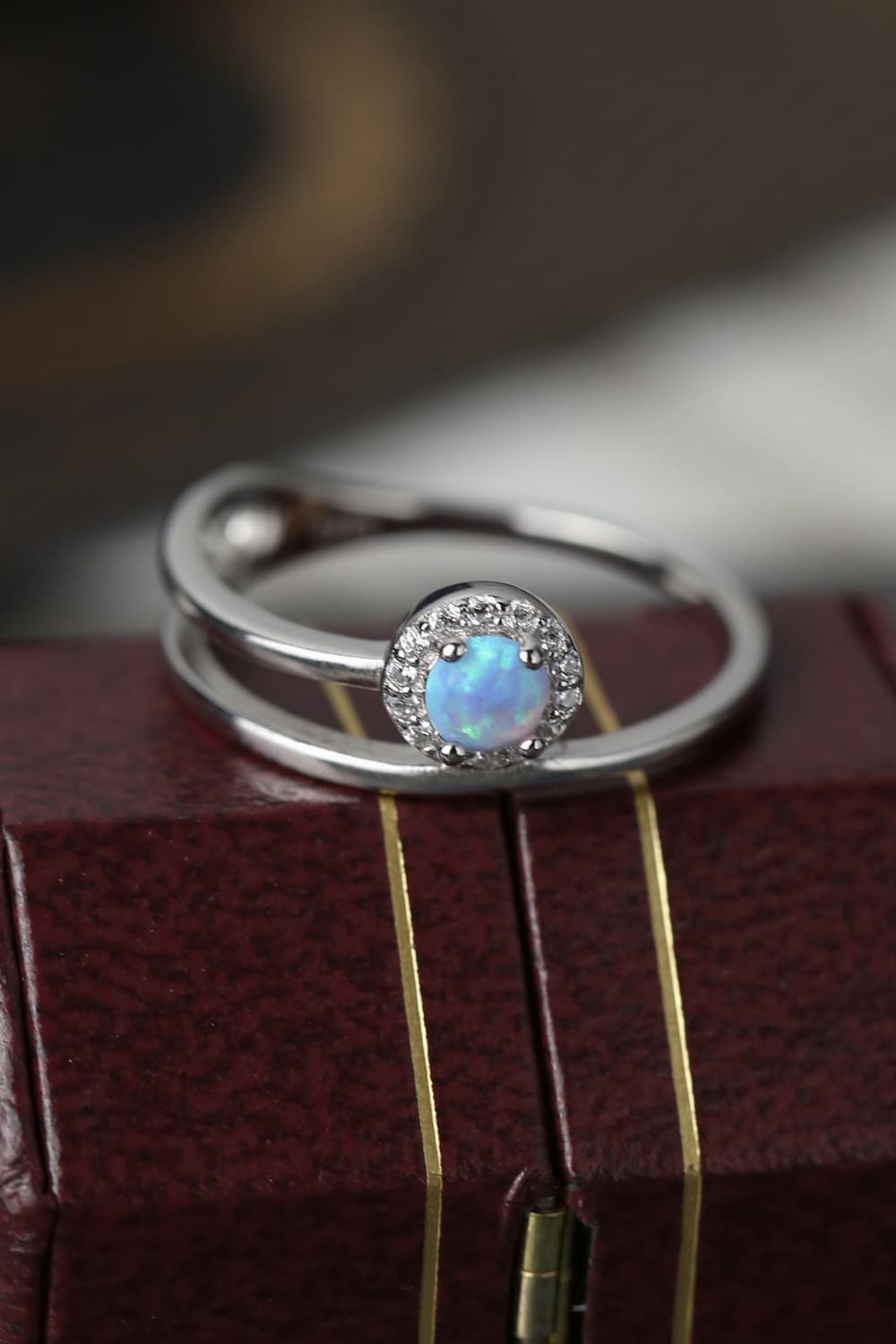 Opal Bypass Ring-Teresa&#39;s Fashionista LLC